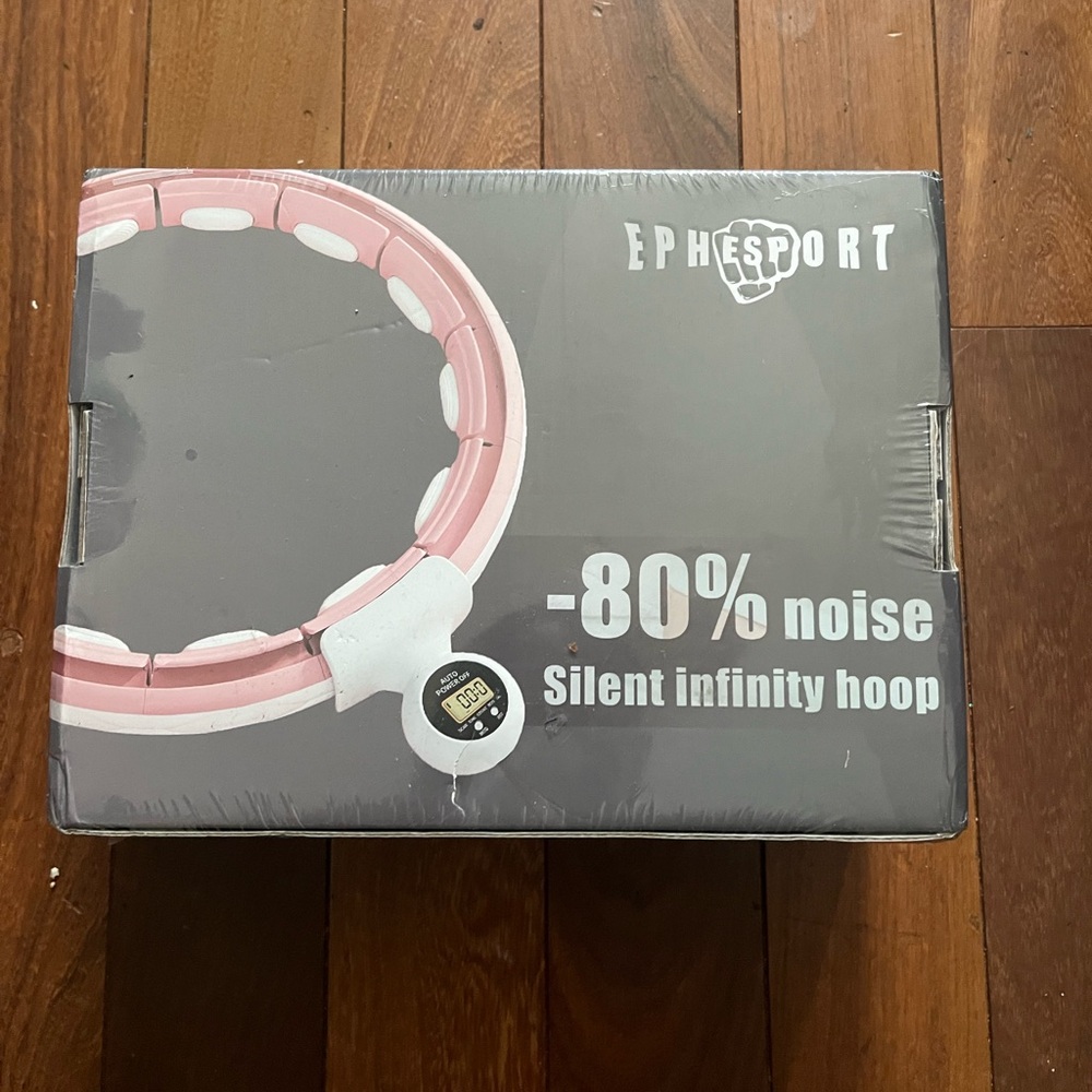 Ephesport Silent Infinity Hoop - Pink and White
